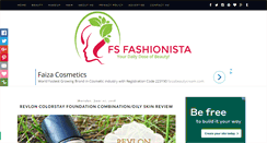Desktop Screenshot of fsfashionista.com
